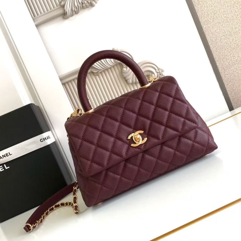 Ch**el top handle bags